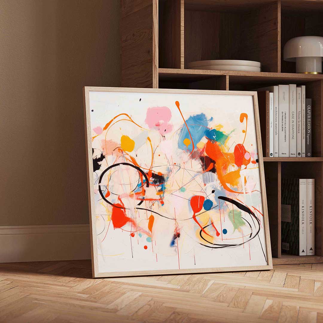Abstracte vormen Poster