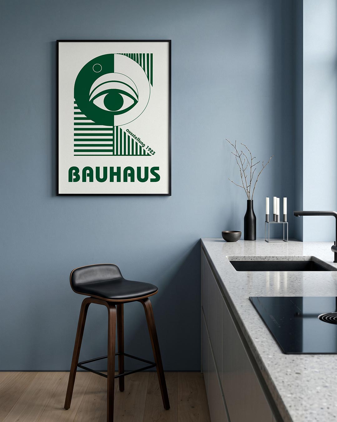 Oog en lijnen Poster