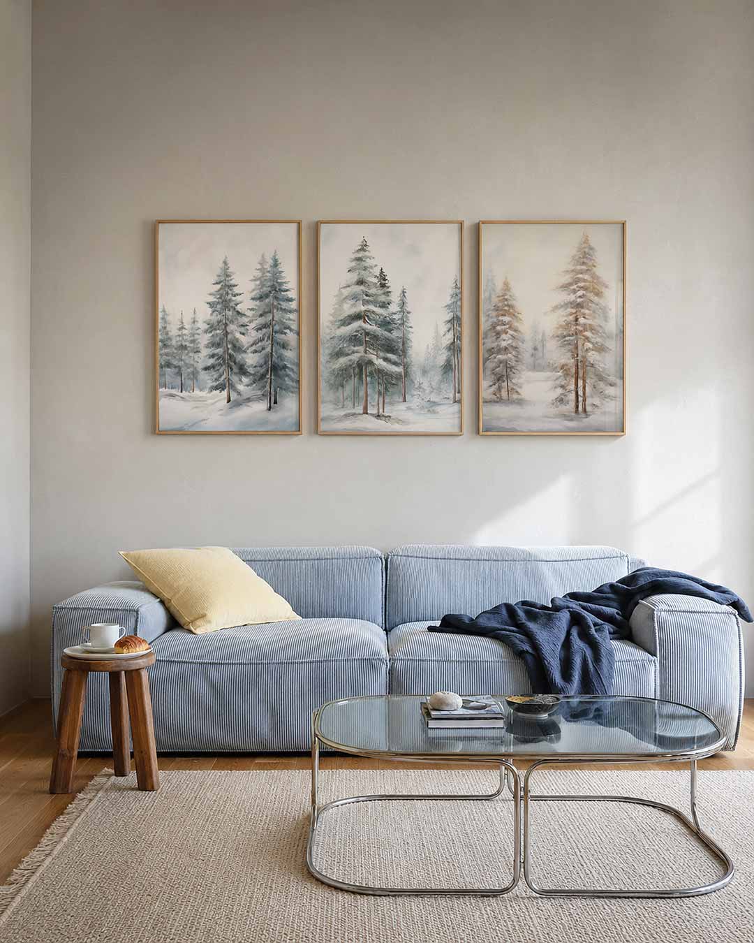 Winterse bomen Posterset
