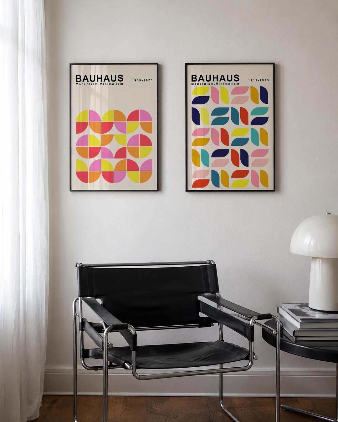 Vorm en kleurenspel Posterset