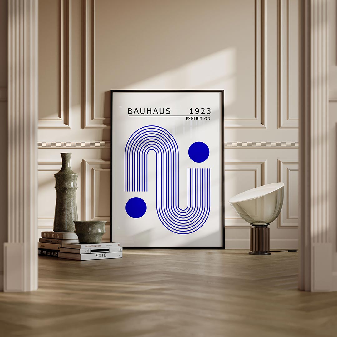 Lijnen en cirkels Poster