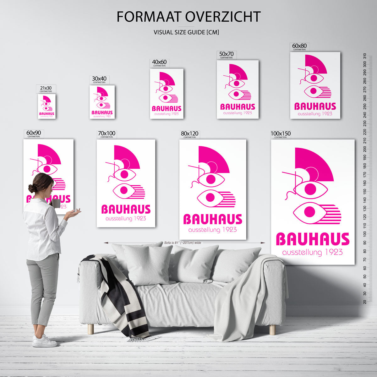 Vormen en lijnen Poster