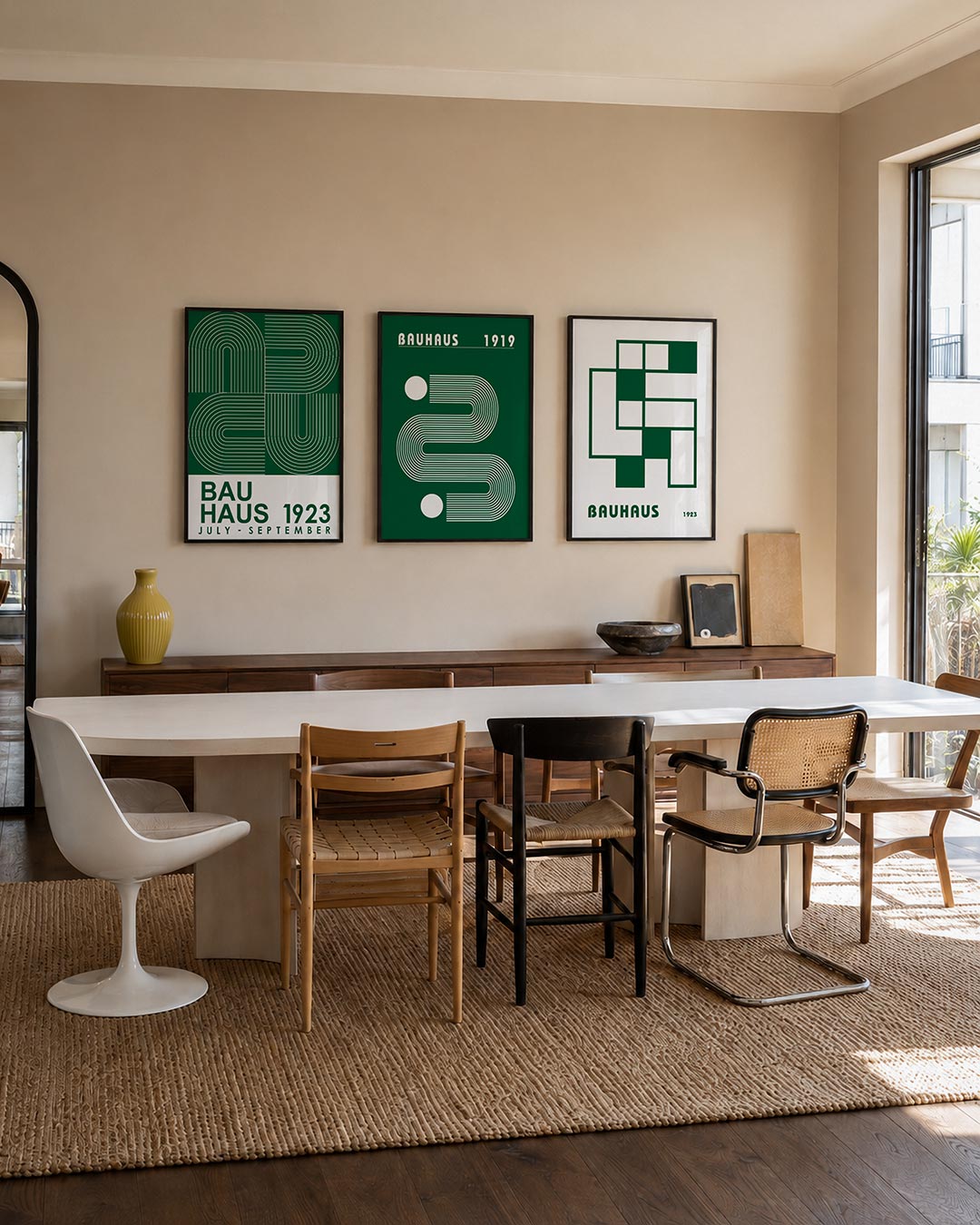 Lijnen en kleurvlakken Posterset