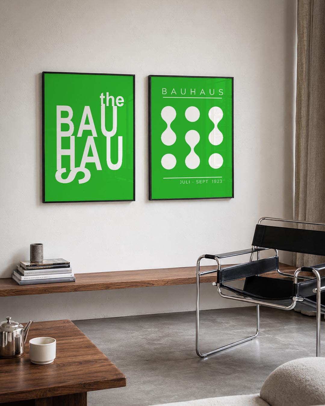 Typografisch spel Posterset