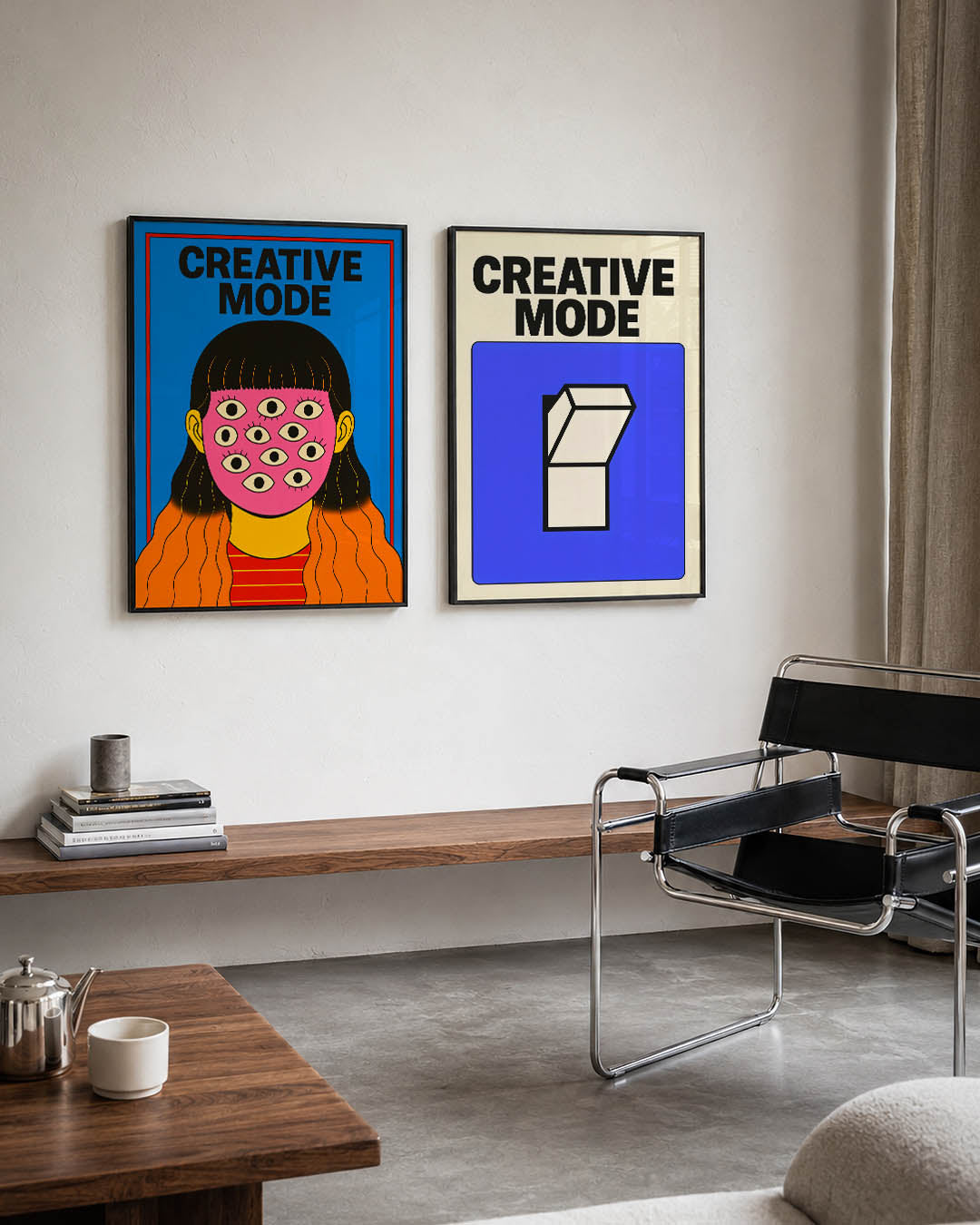 Ogen en kleuren Posterset