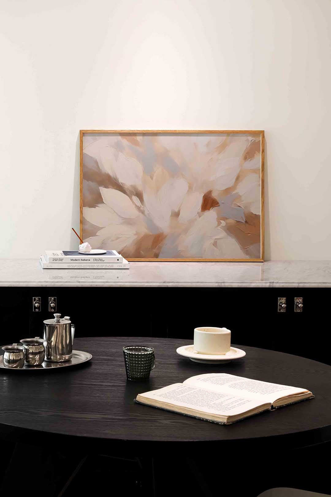 Abstracte bloemen Poster
