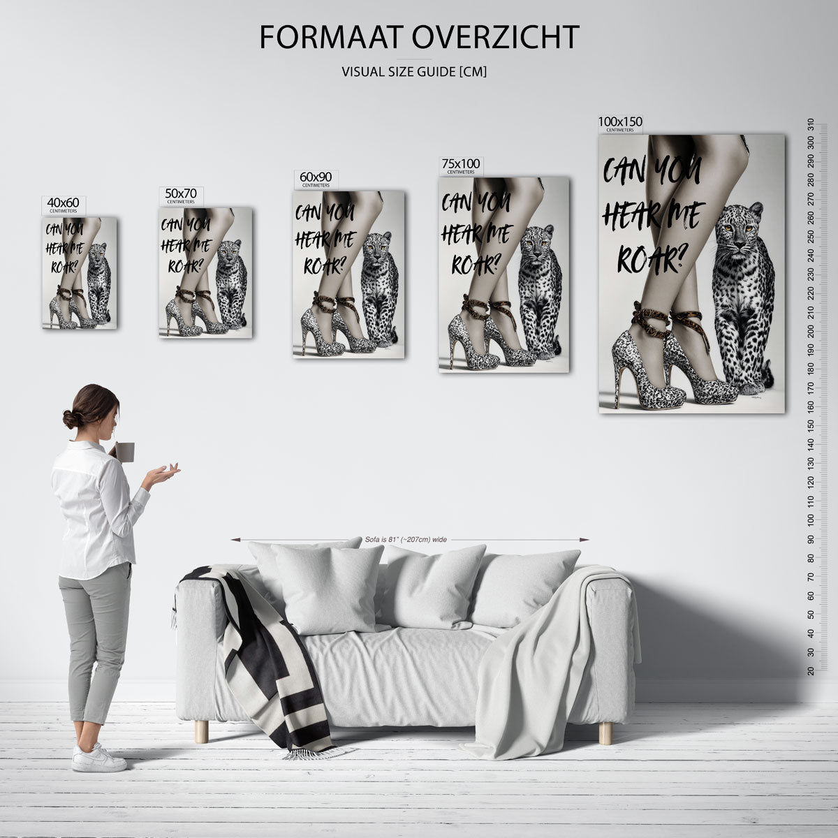 Dierlijke elegantie Kunstwerk