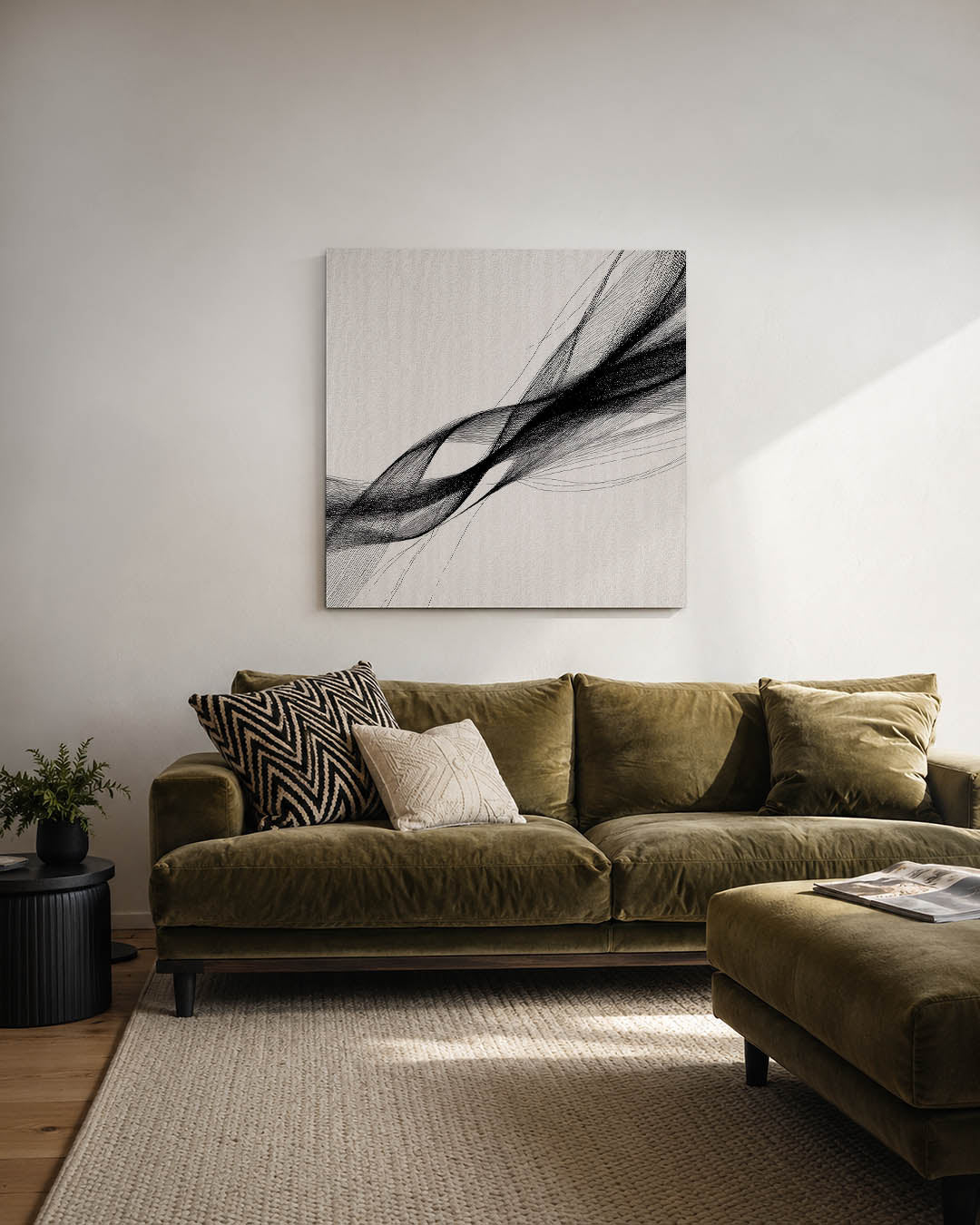 Dynamische lijnen Kunstwerk