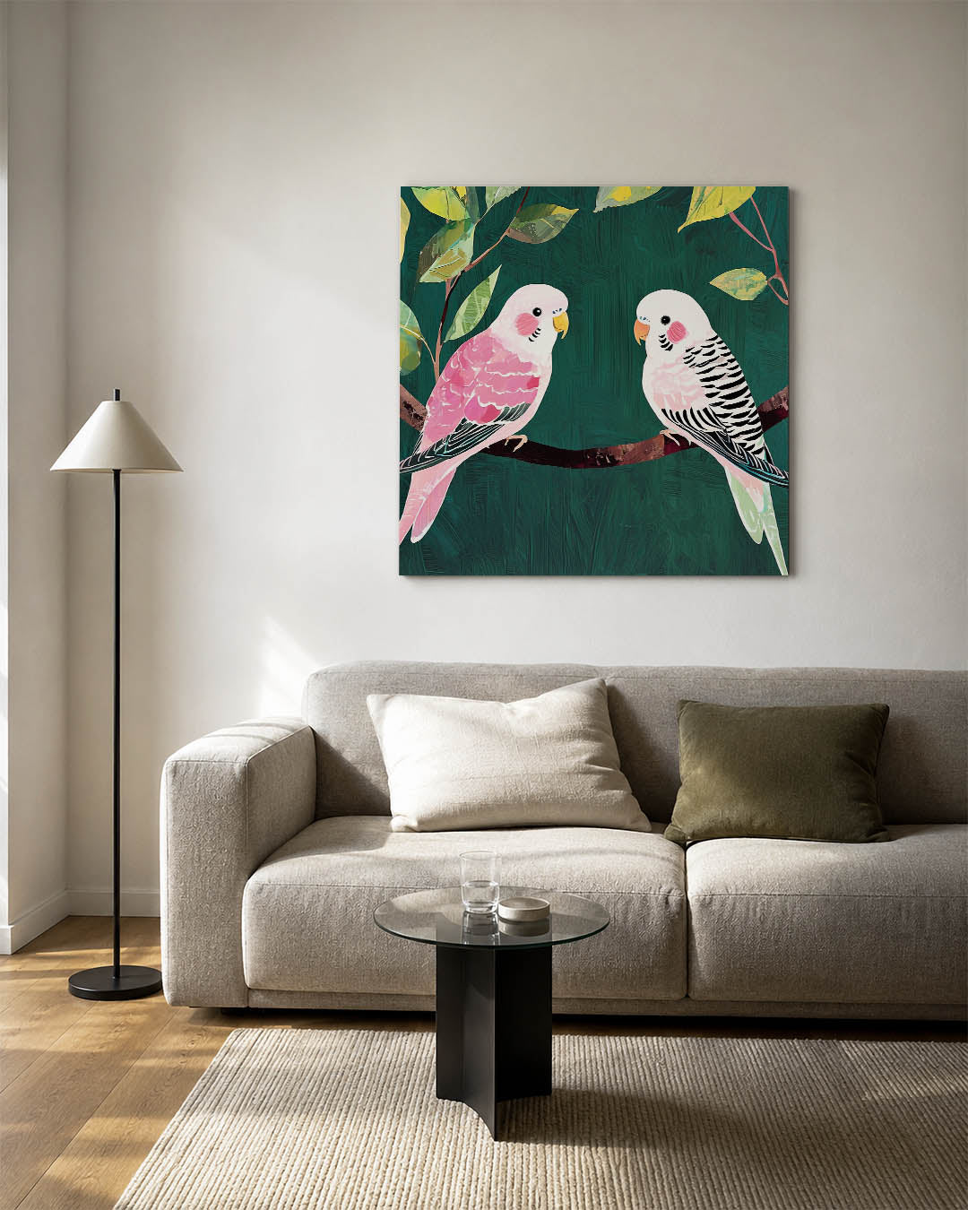 Vogels op tak Kunstwerk