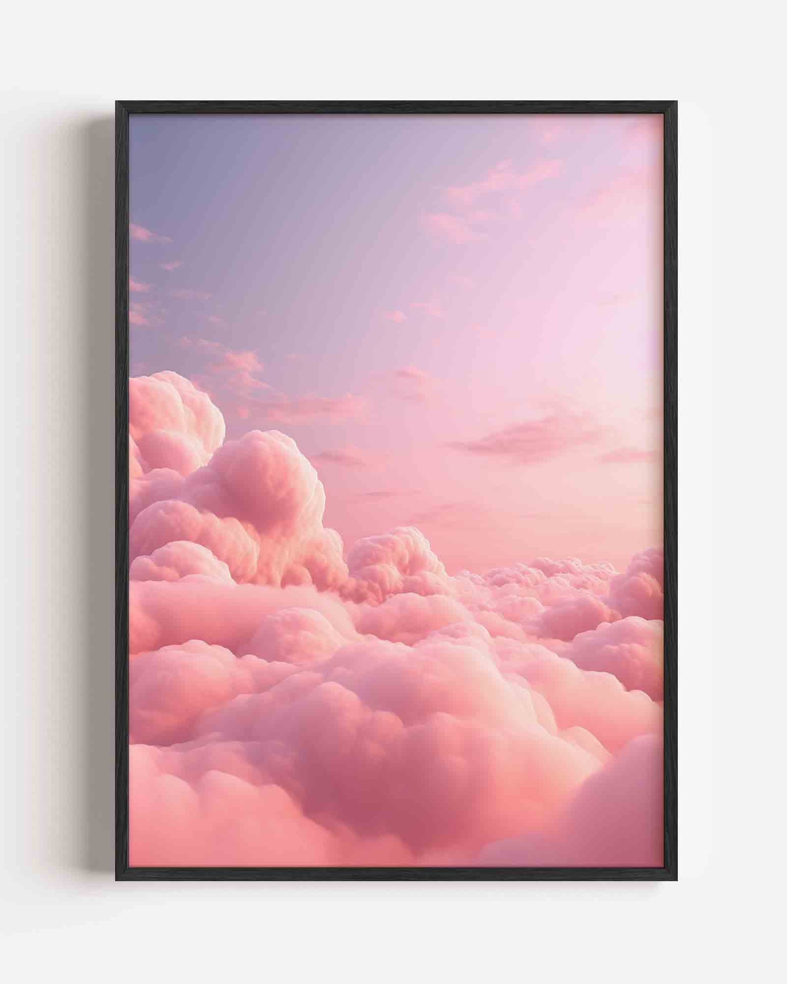 Roze wolken Poster