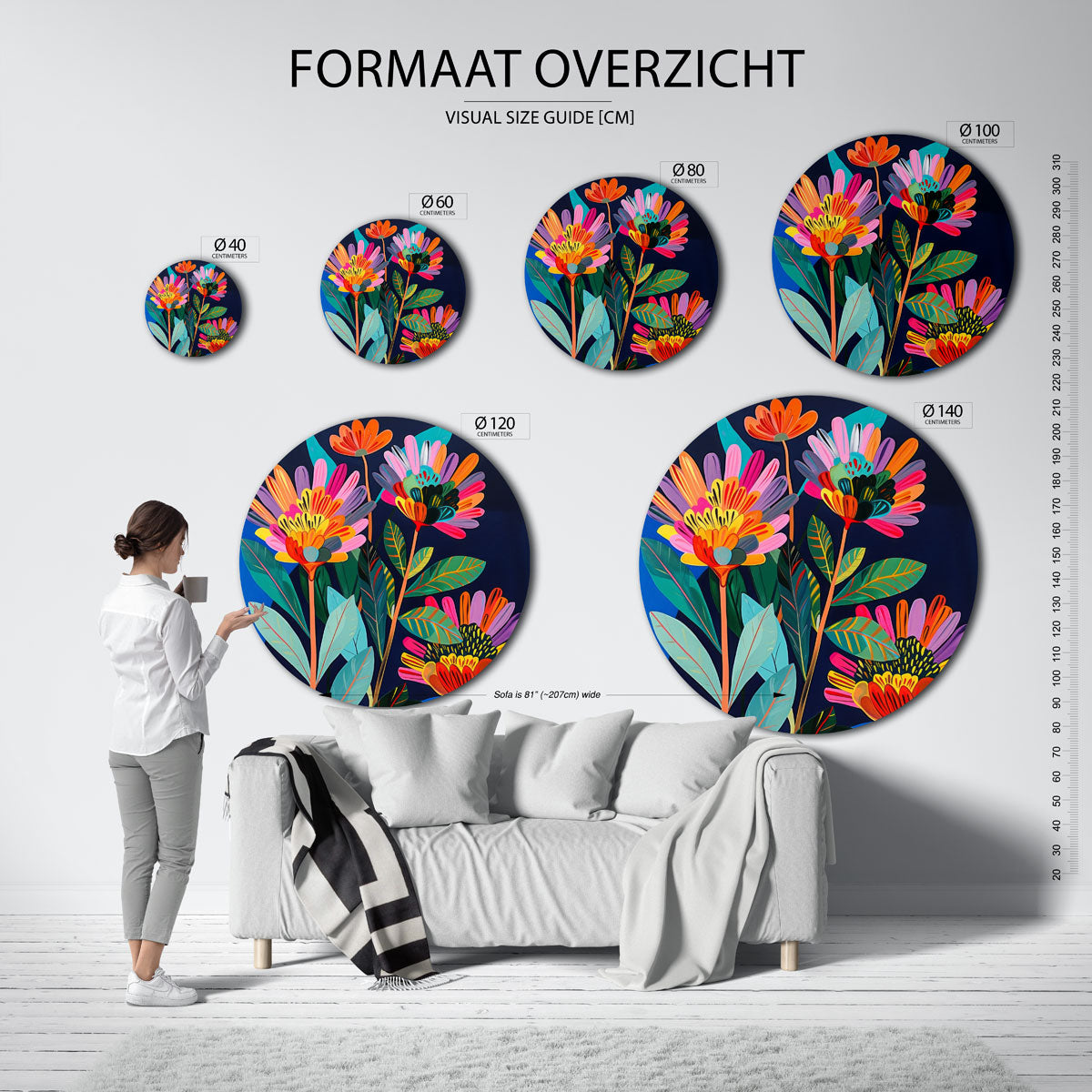 Bloemenpracht Muurcirkel
