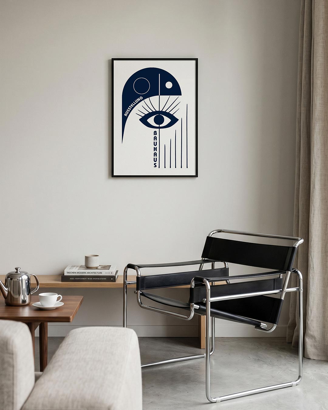Oog en lijnen Poster