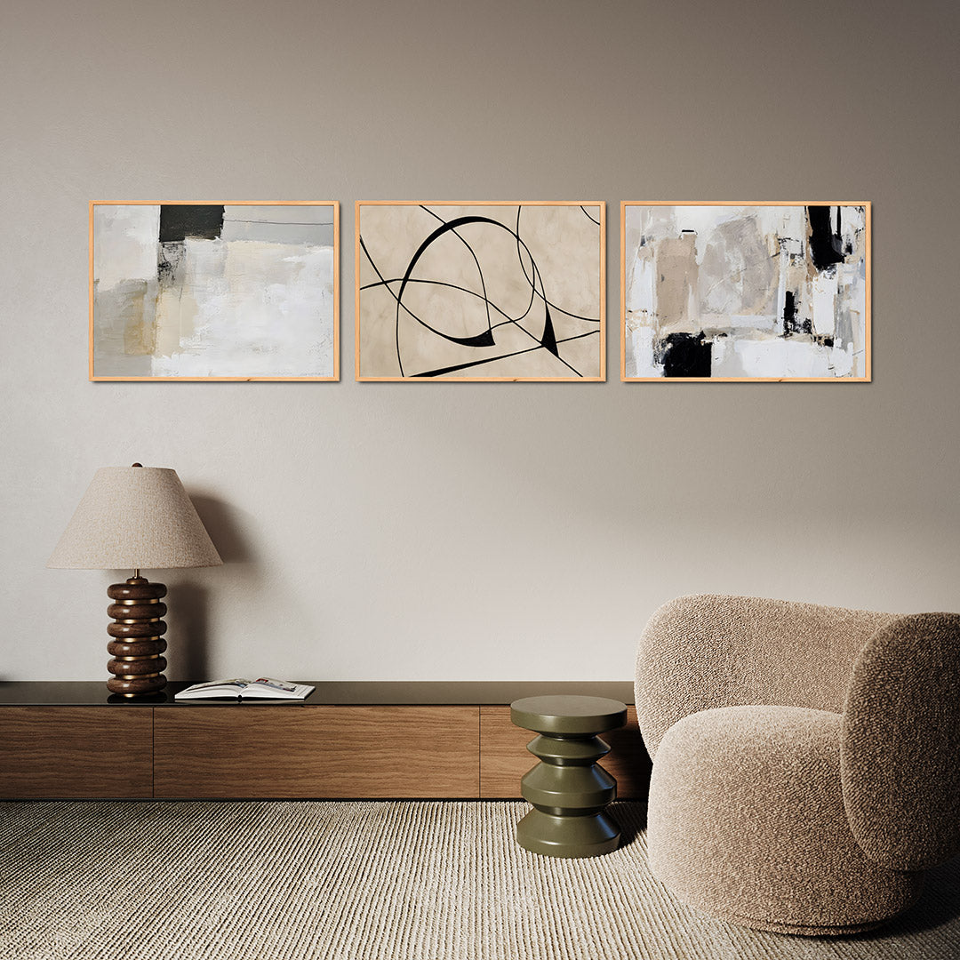 Neutrale vlakverdeling Posterset