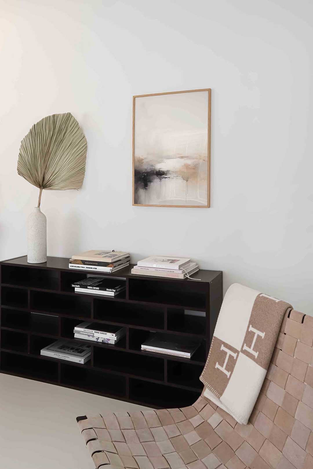 Abstracte landschapsweergave Poster