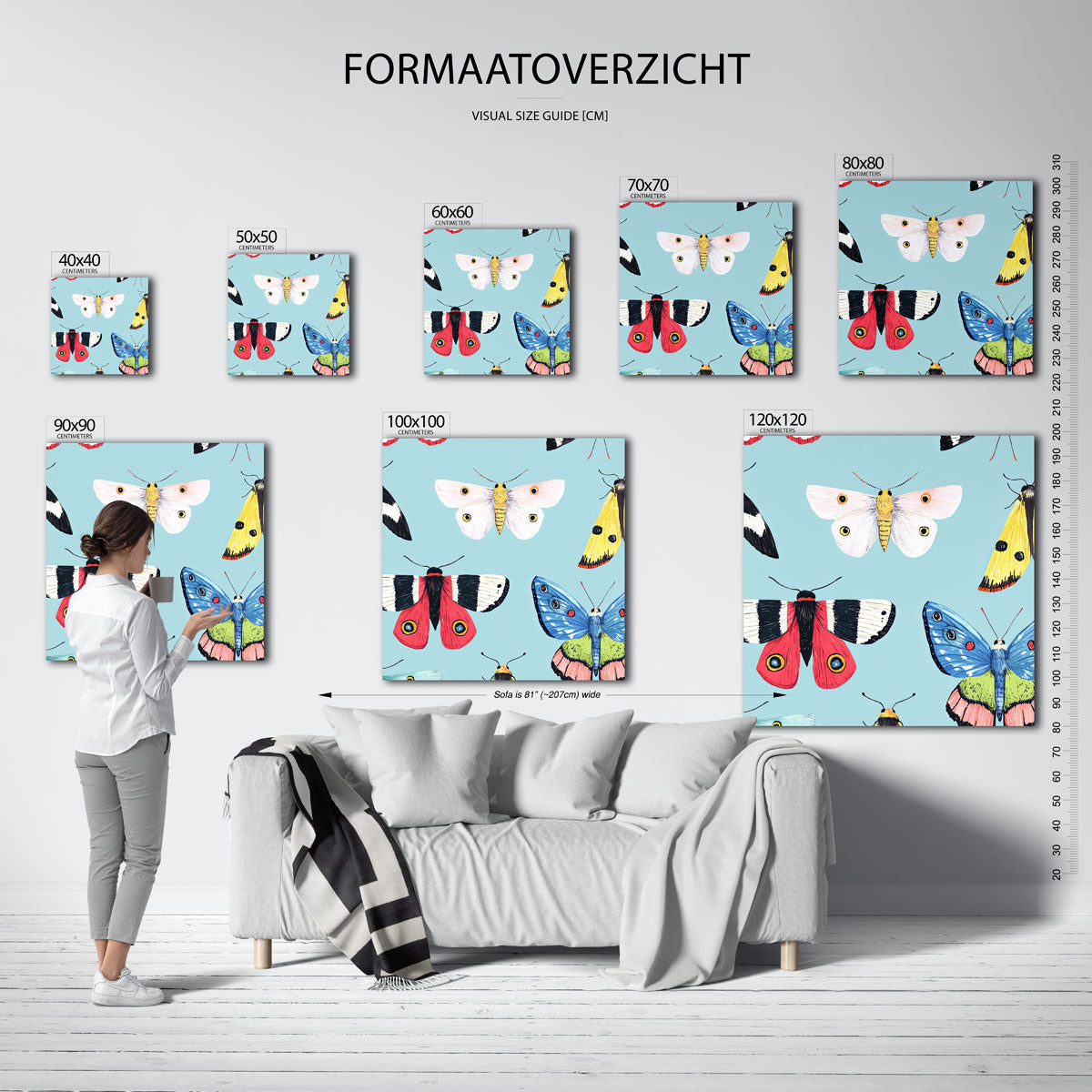 Vlinders en motten Poster