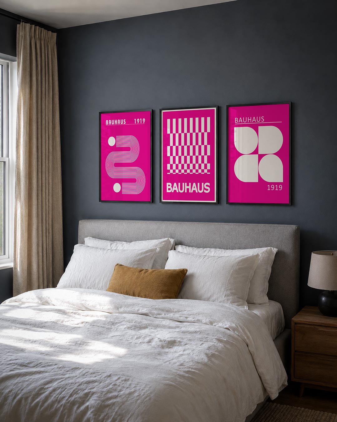 Lijnen en cirkel Posterset