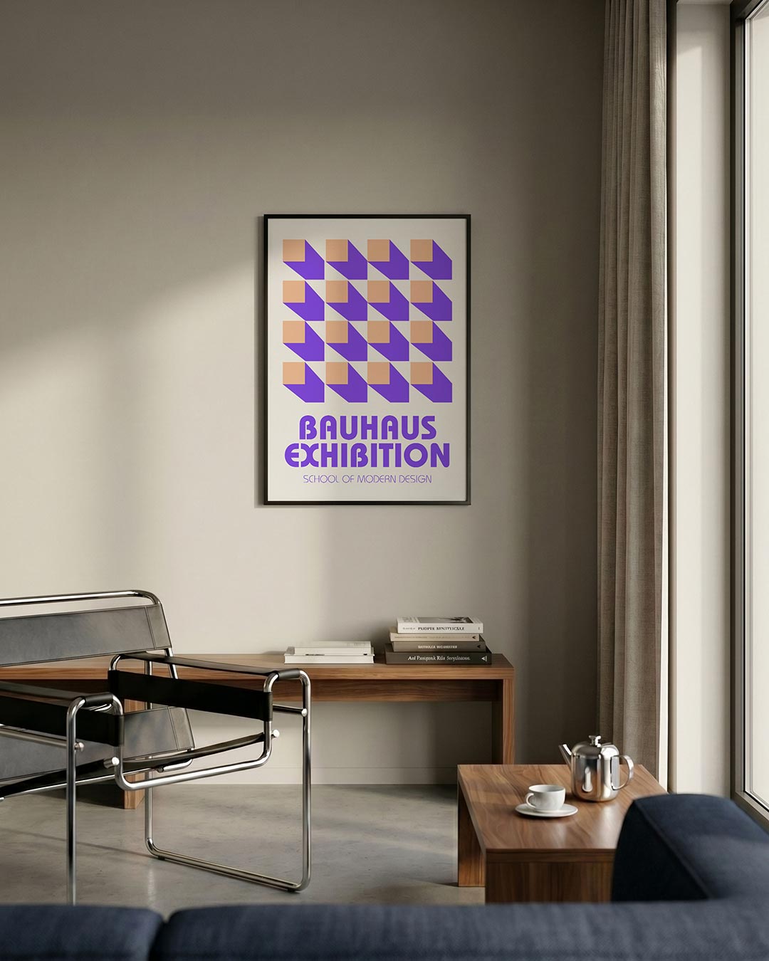 Vorm en schaduw Poster