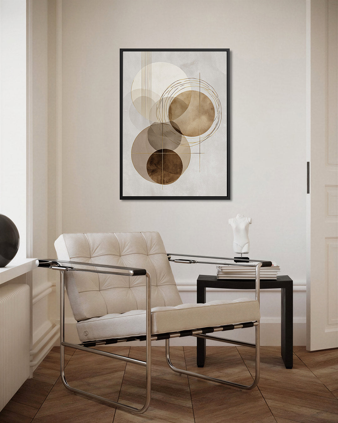 Geometrische cirkelcompositie Kunstwerk