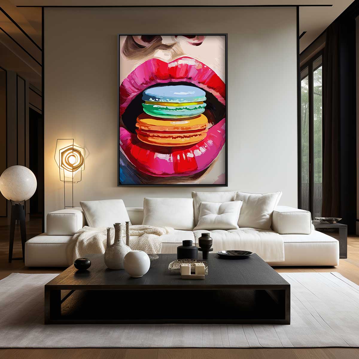 Kleurrijke Beleving van Smaak Kunstwerk-canvas-dibond-plexiglas-wanddecoratie-WallArtistic