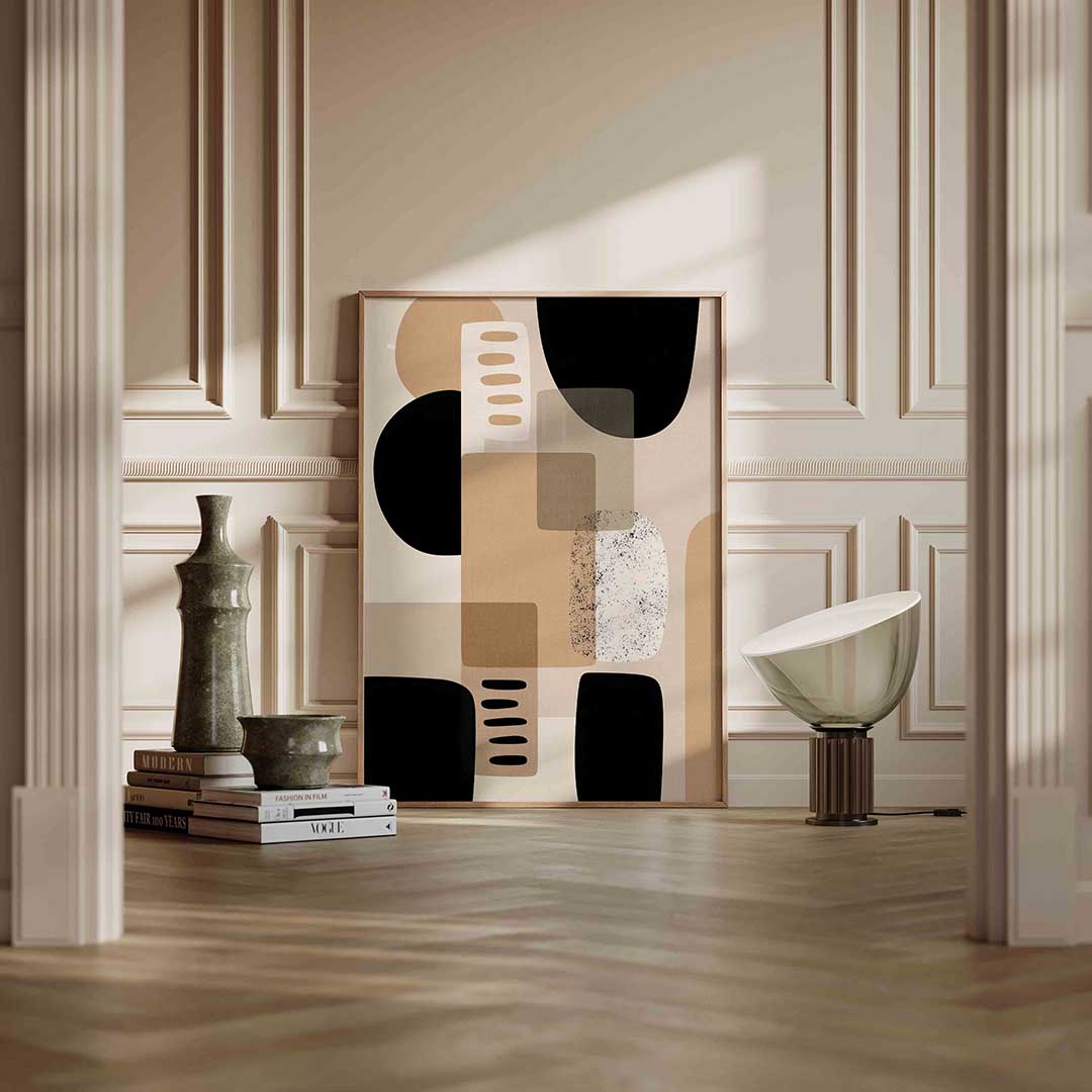 Abstracte vormen Poster