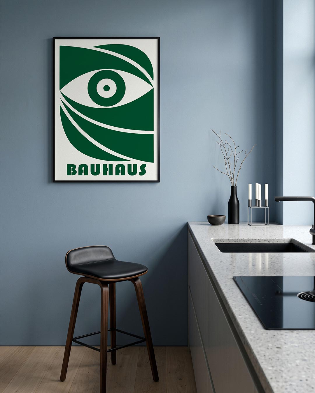 Oog en lijnen Poster
