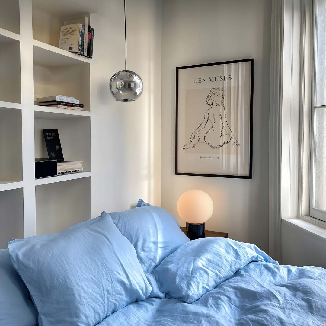 Les Muses Minimalistische Kunstposter-WallArtistic