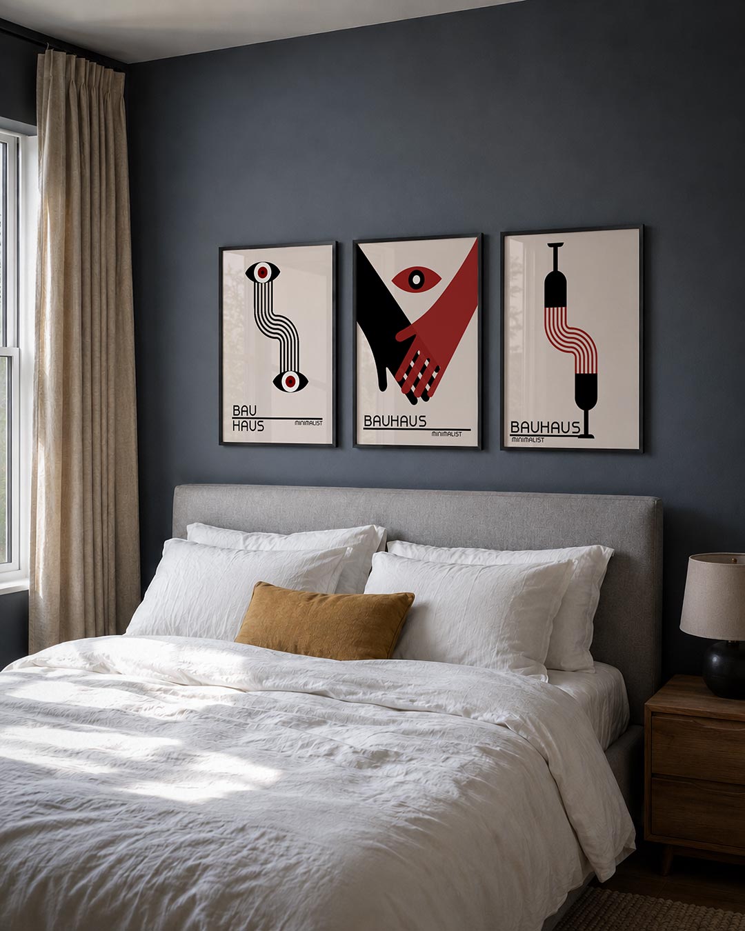 Ooglijnenspel Posterset