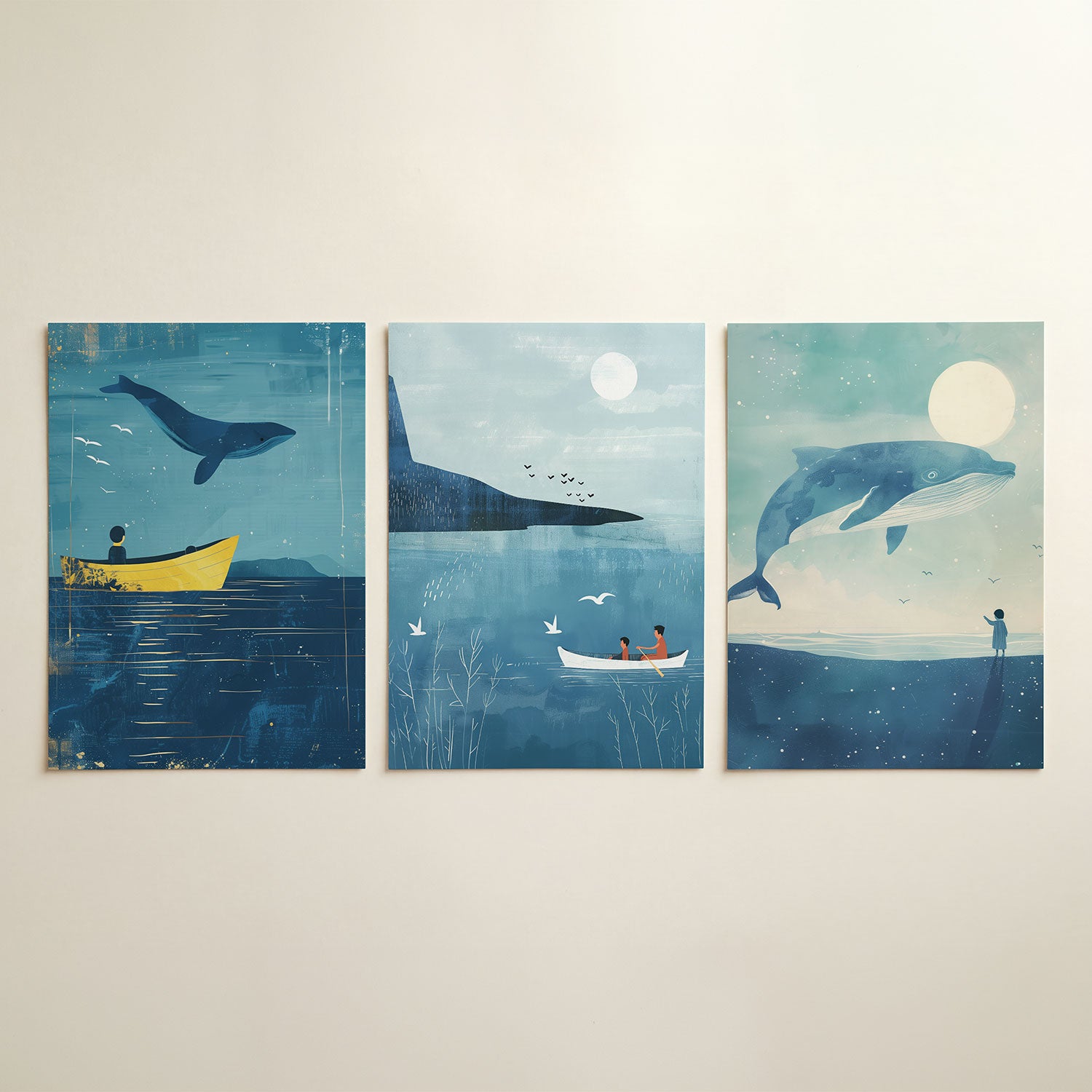 Zee en lucht Posterset