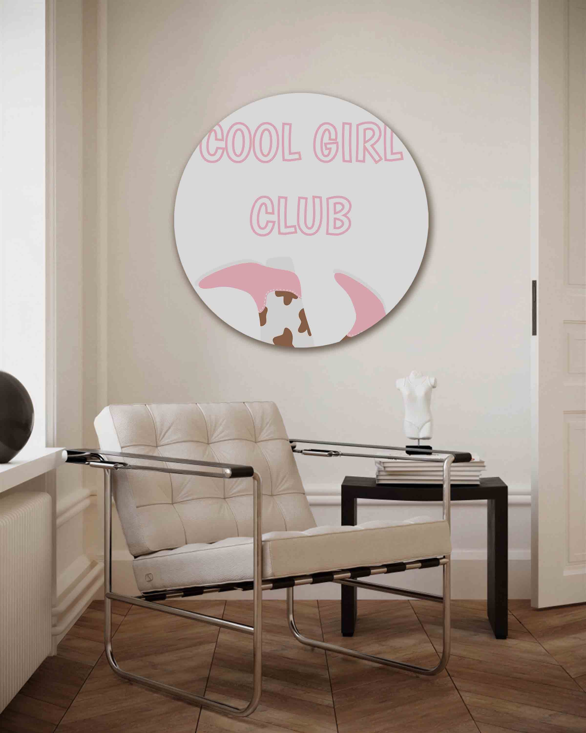 Cool girl club Muurcirkel