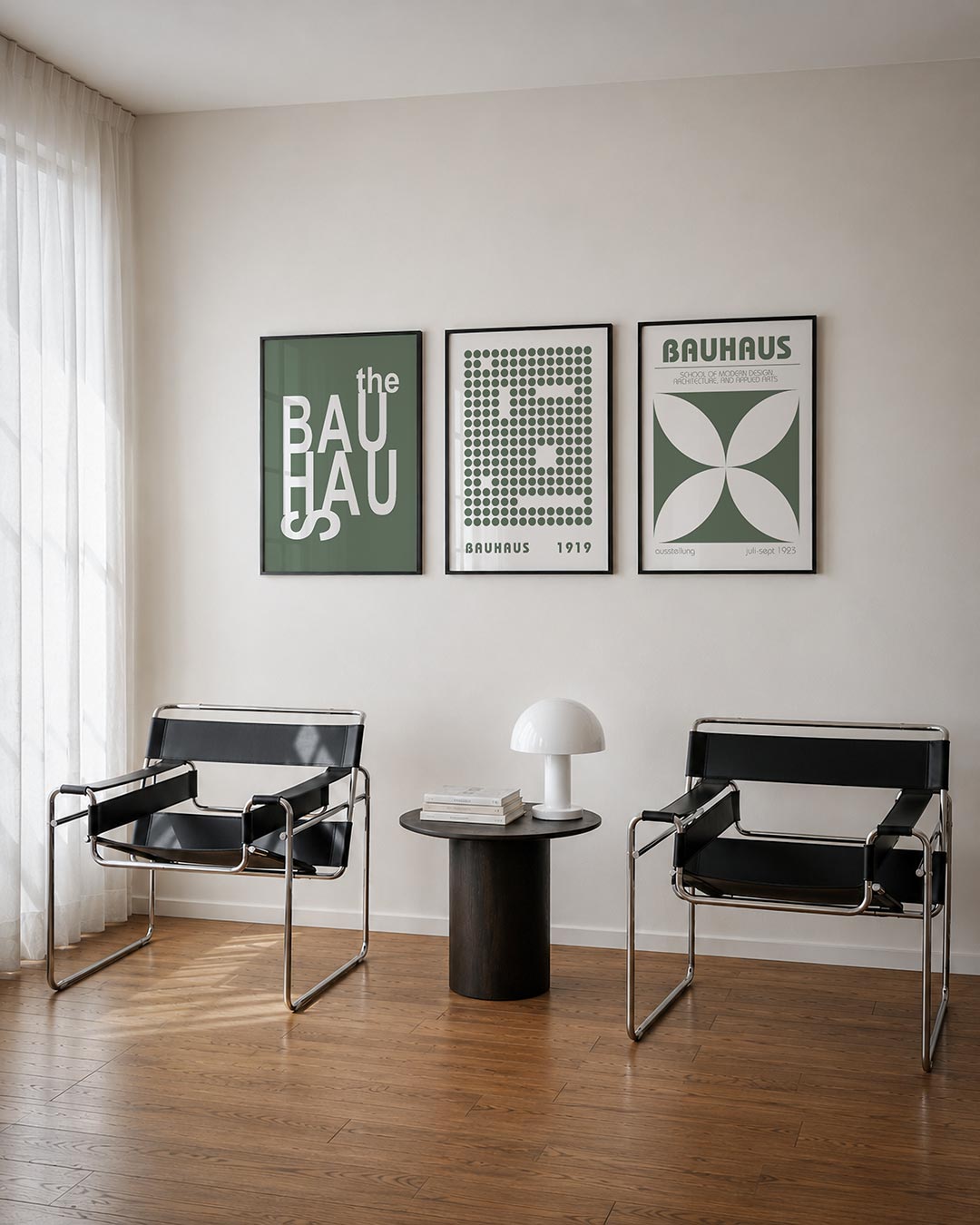 Typografisch spel Posterset