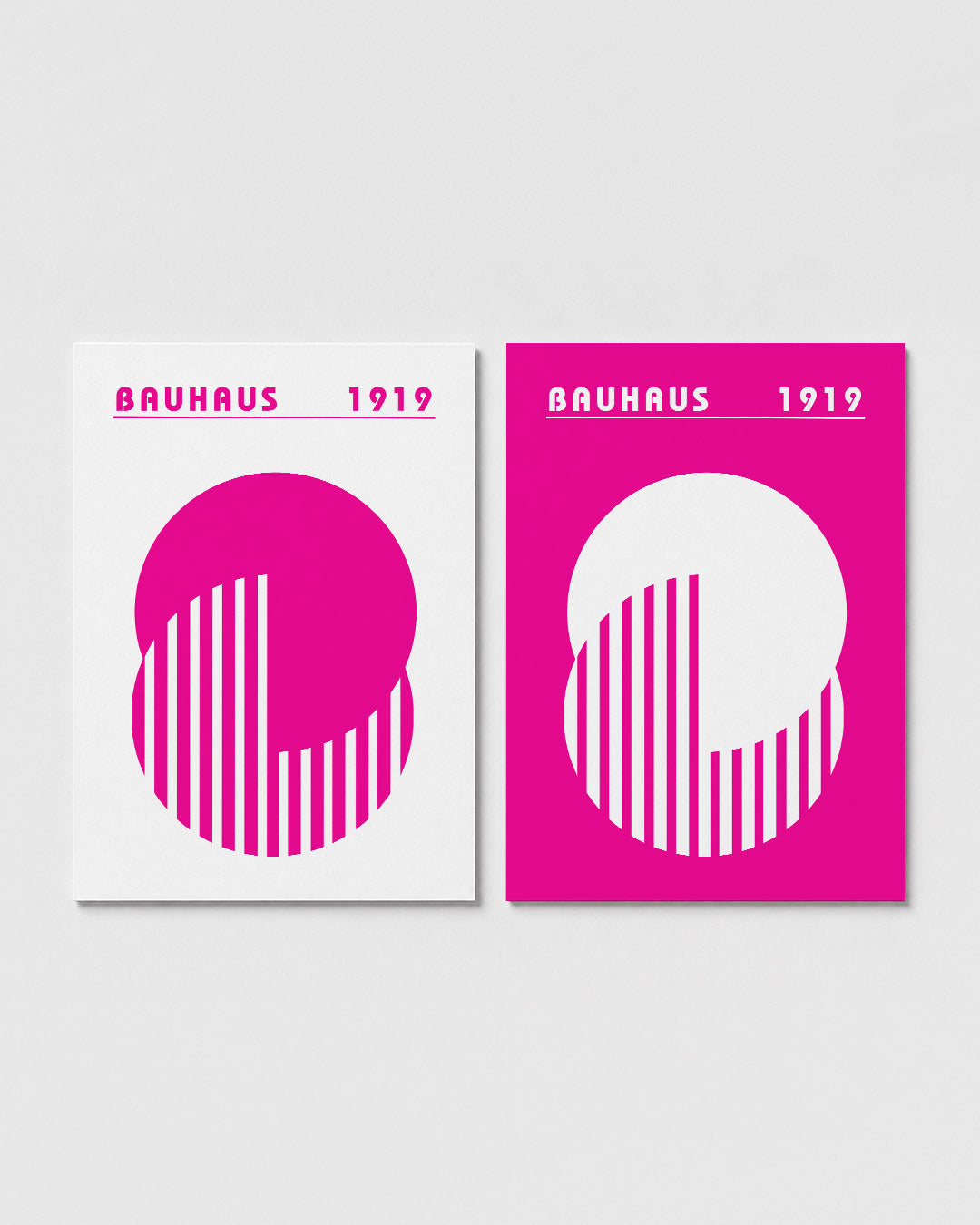 Cirkel en strepen Posterset