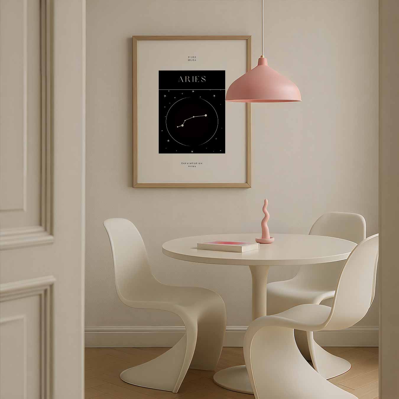 Stijlvolle Ram Sterrenbeeld Poster-WallArtistic