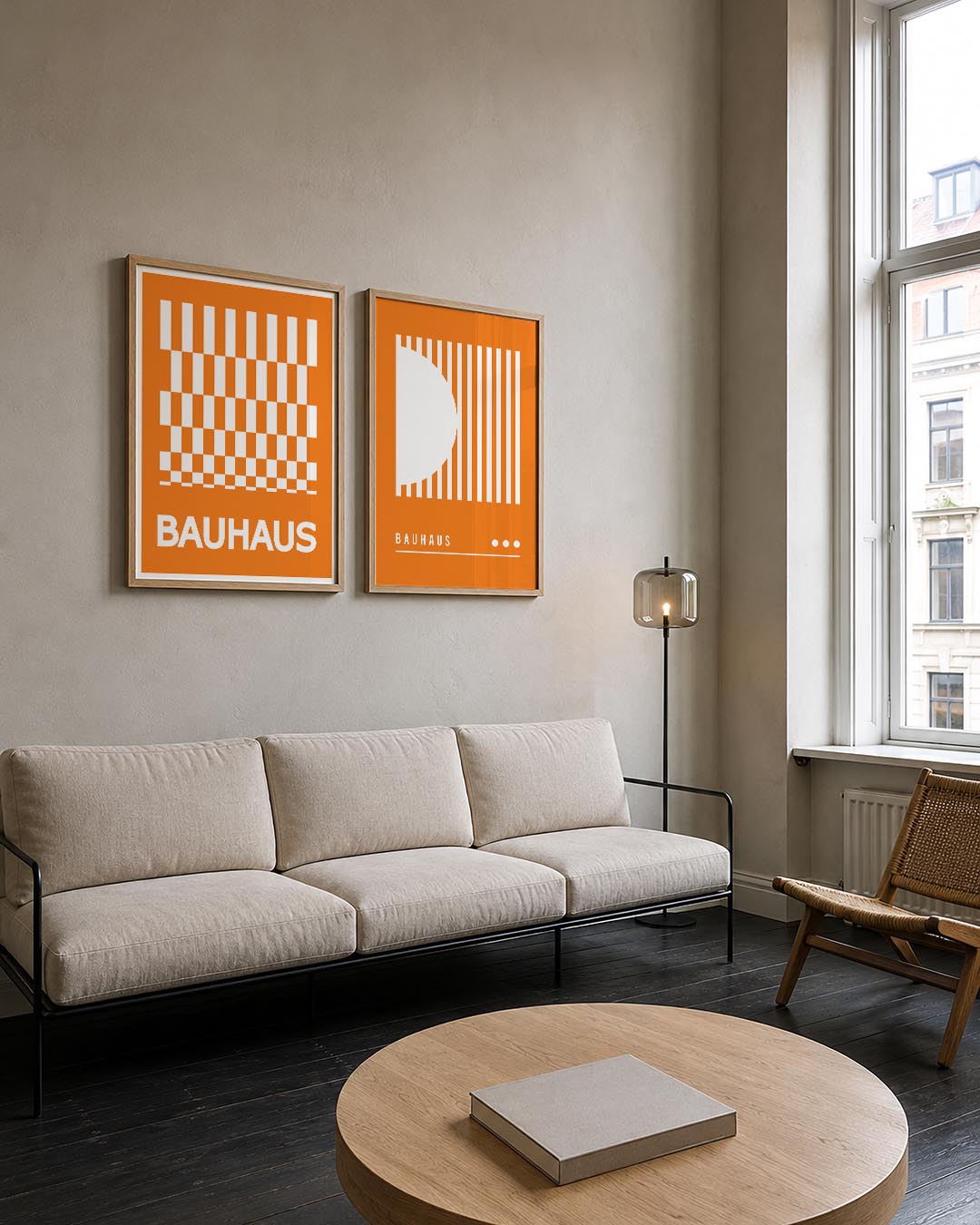 Kleurrijk vlakspel Posterset
