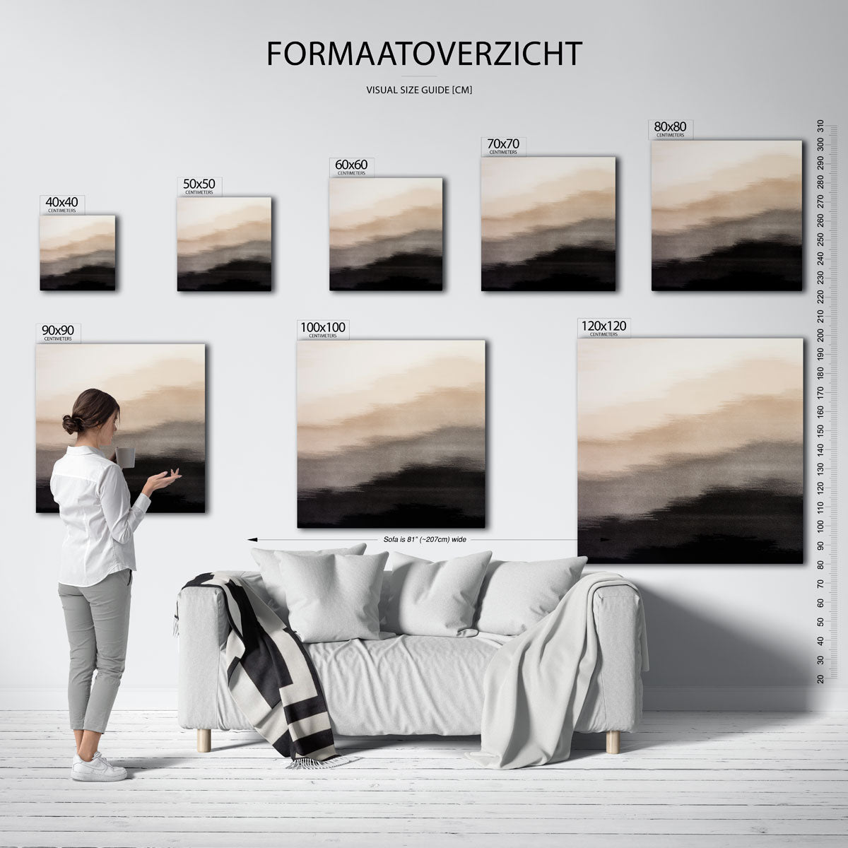 Vervagende horizon Poster