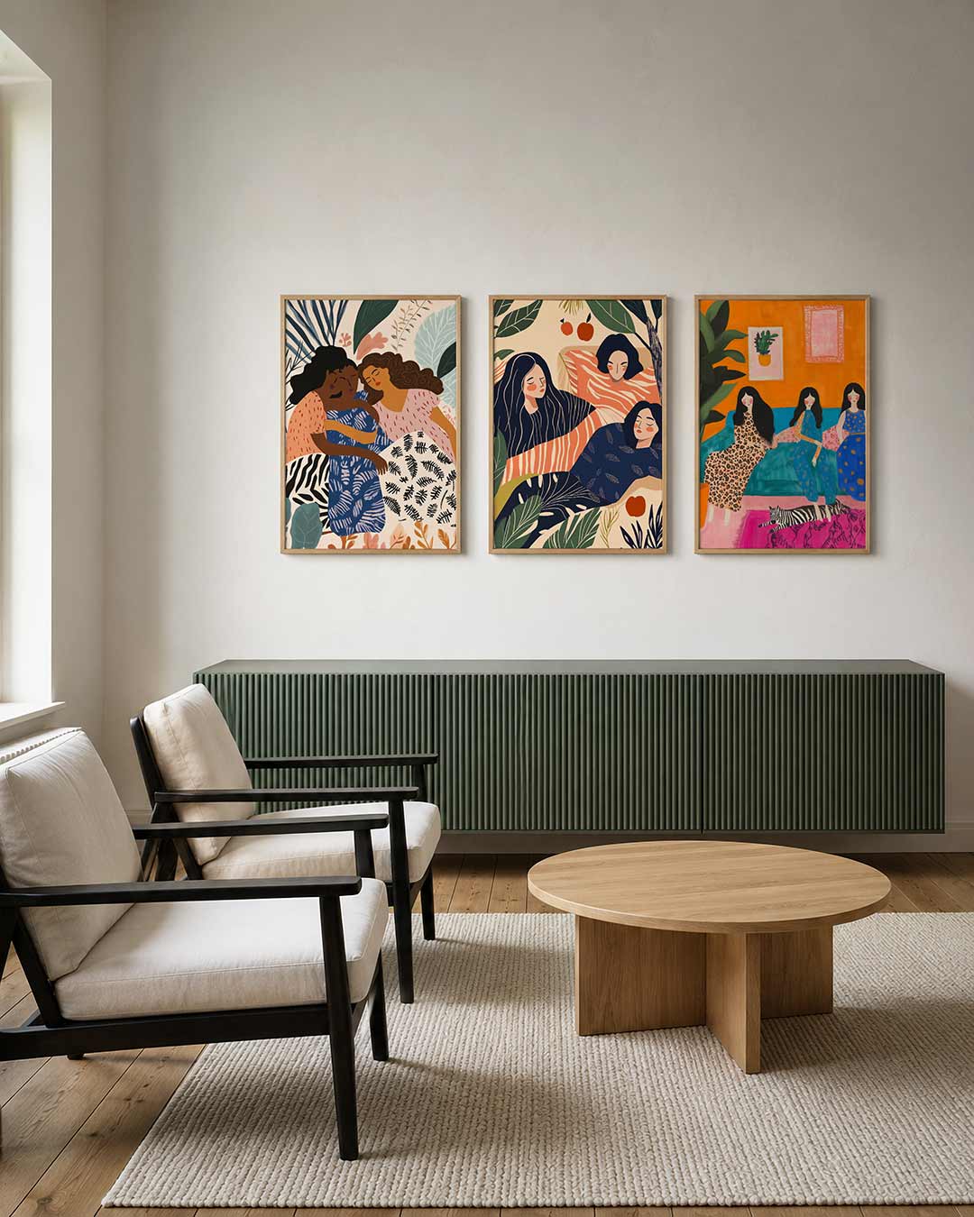 Vorm en kleurharmonie Posterset