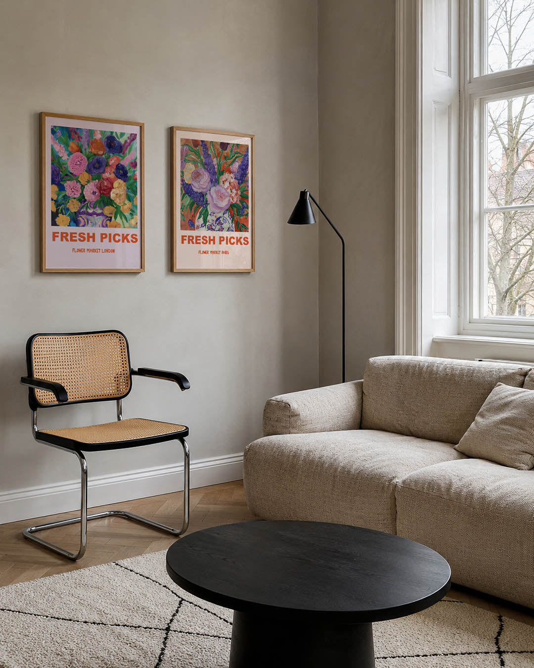 Bloemrijke kleurexplosie Posterset