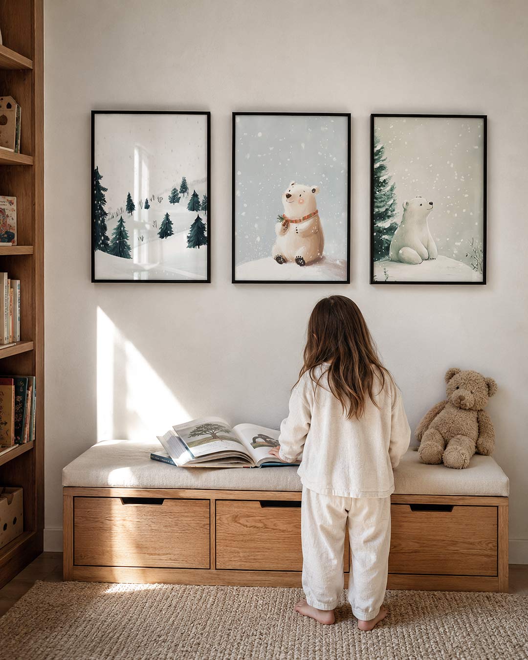 Winterse sereniteit Posterset