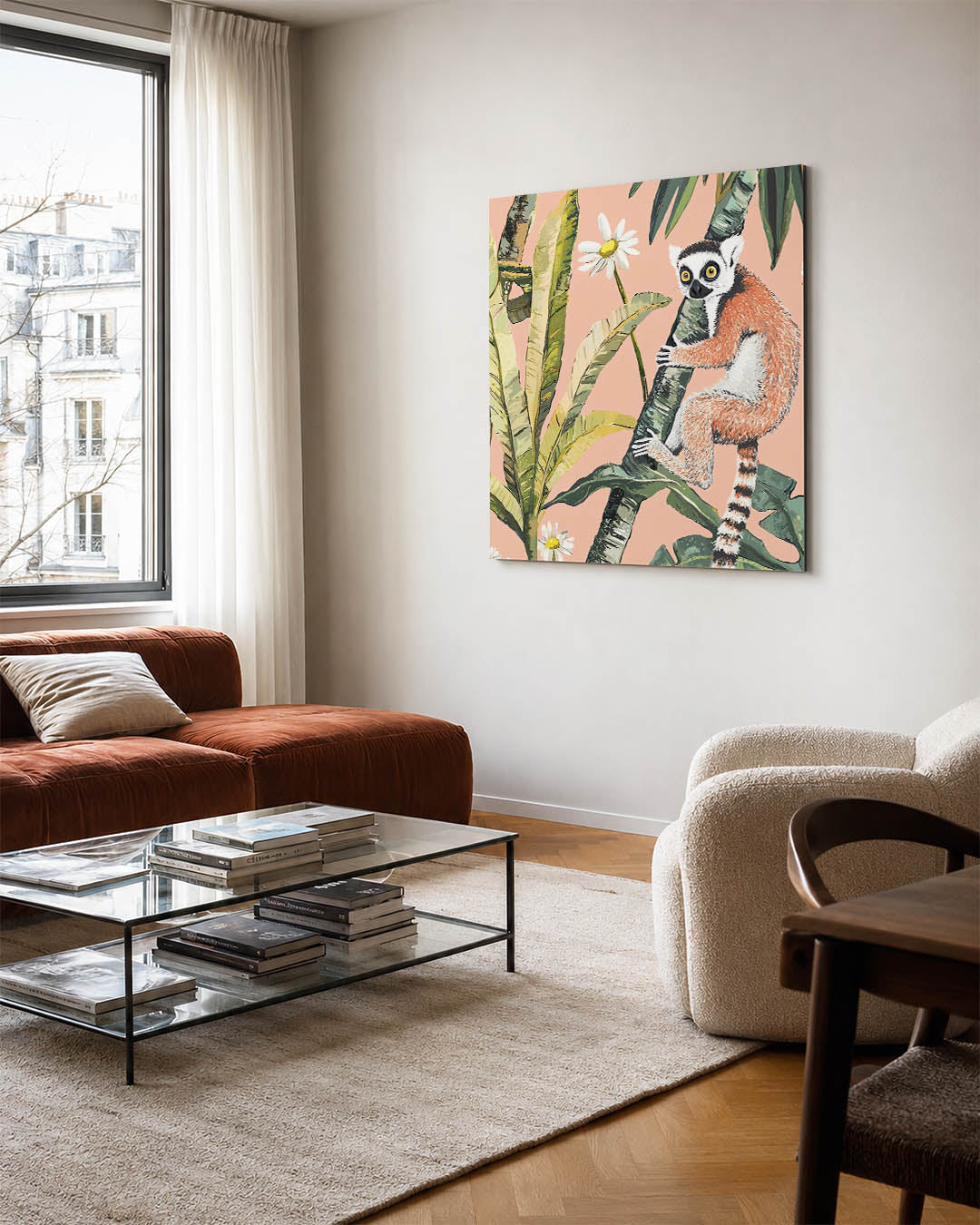 Dierlijke jungle illustratie Kunstwerk