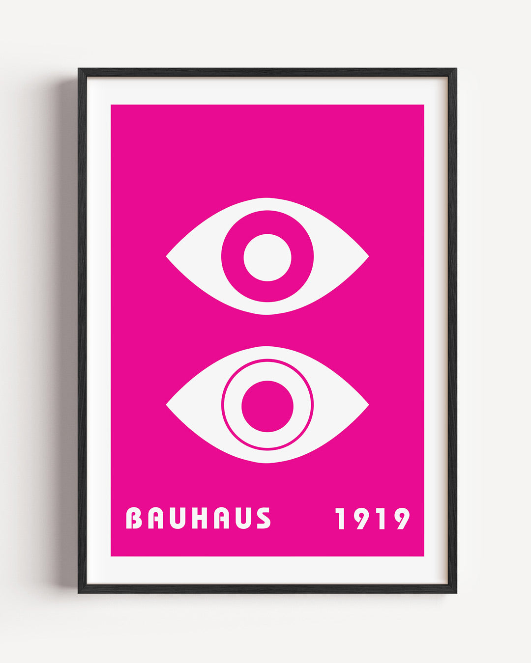 Oogvormen en kleur Poster