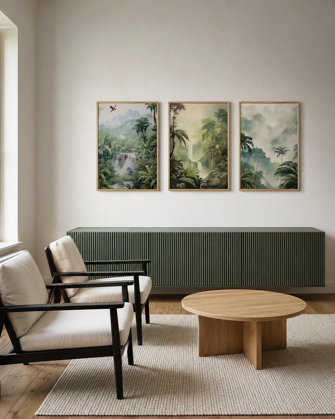 Natuurlijke sereniteit Posterset