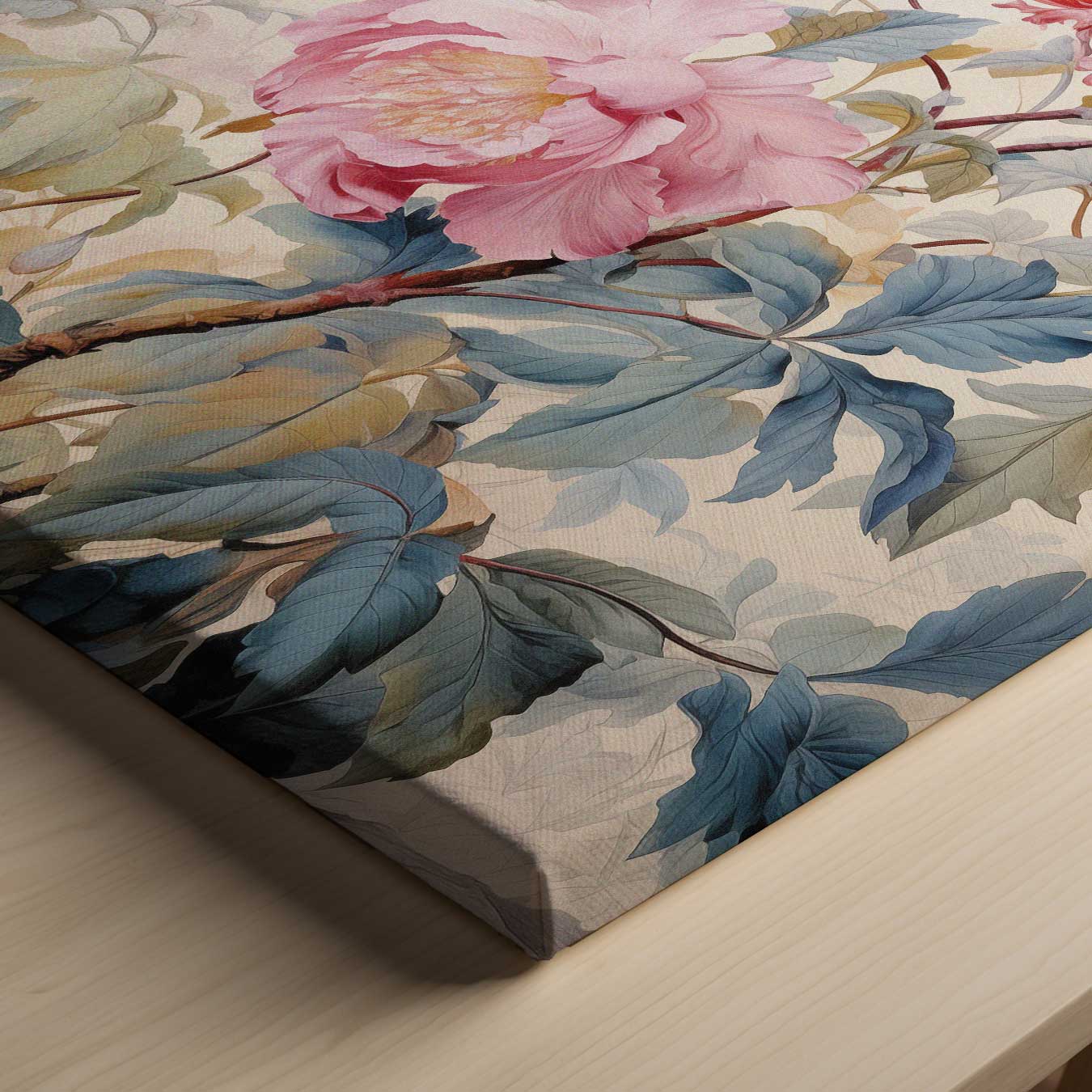 Mais, Oui! - Bloemenpracht in Pastel Kunstwerk-canvas-dibond-plexiglas-wanddecoratie-WallArtistic