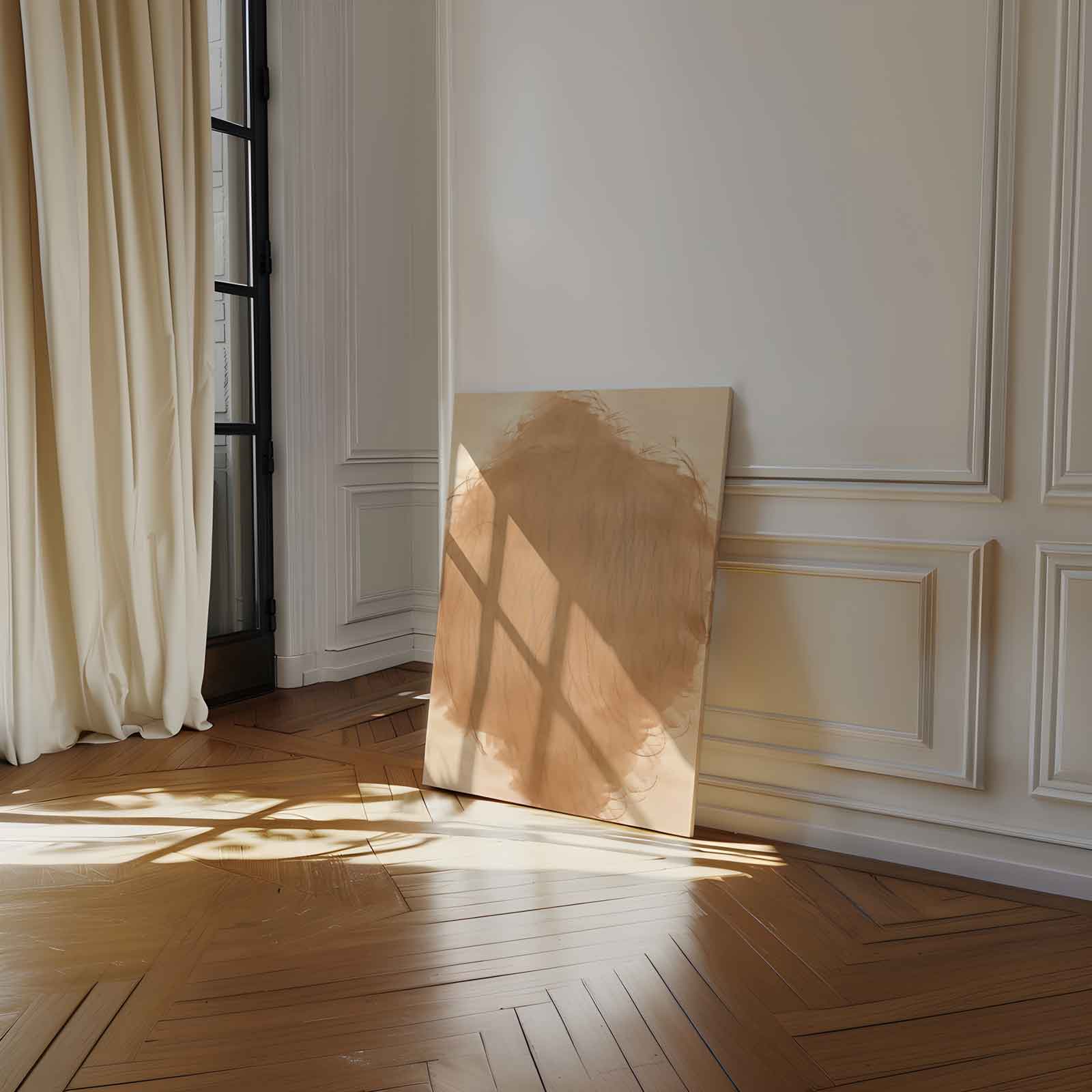 Warme Vederzachte Mist Kunstwerk-canvas-dibond-plexiglas-wanddecoratie-WallArtistic