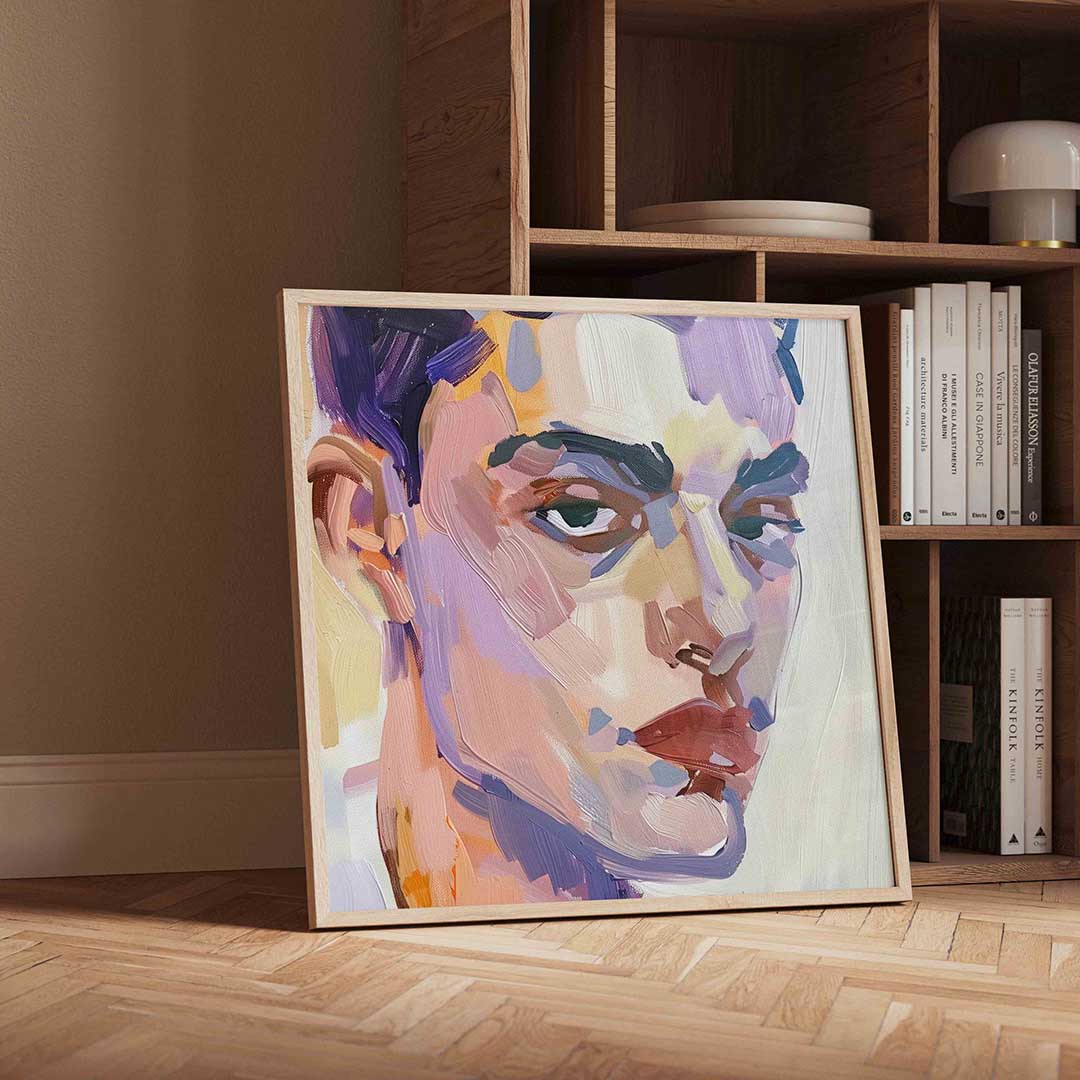 Abstract portret Poster