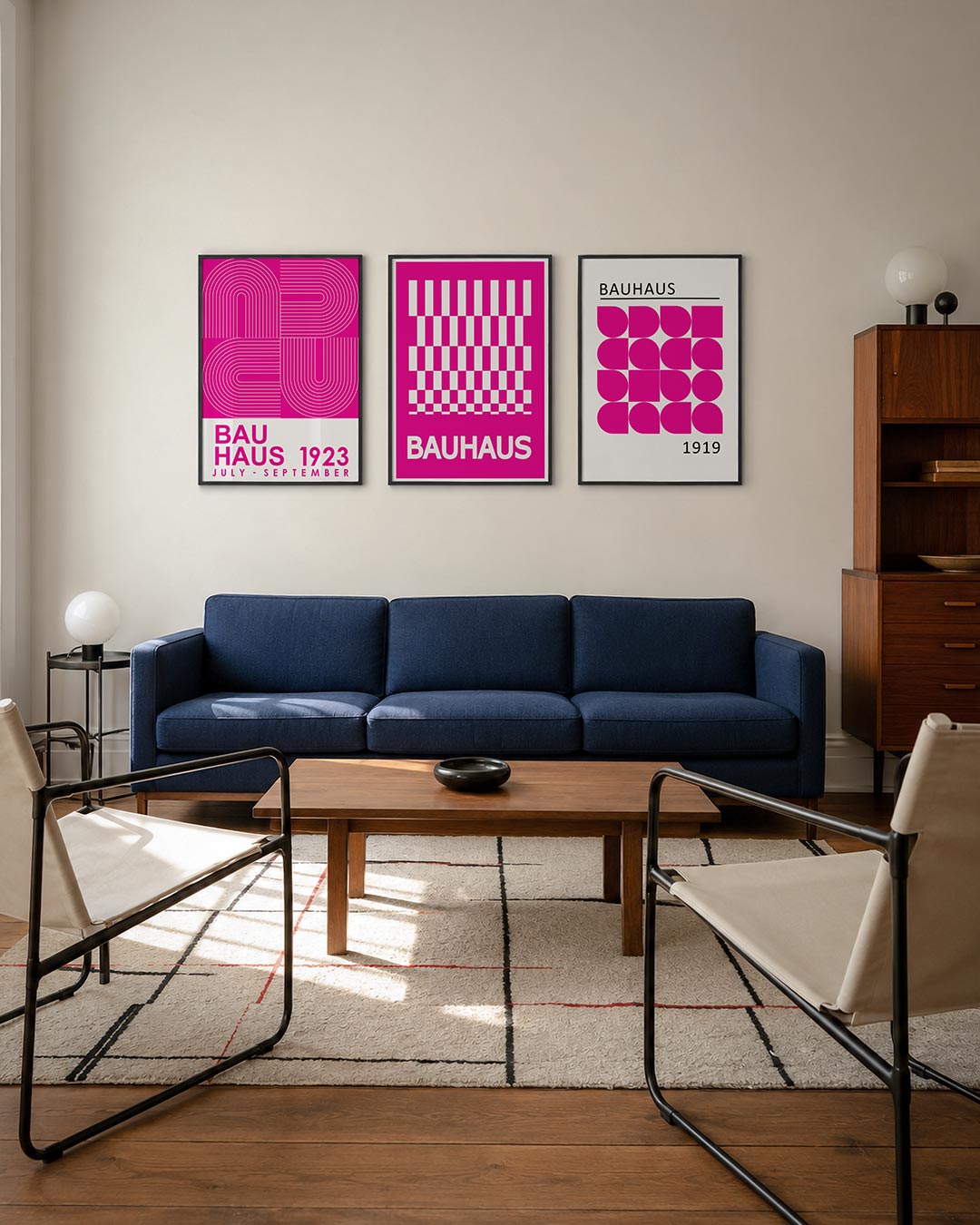 Lijnen en kleurvlakken Posterset
