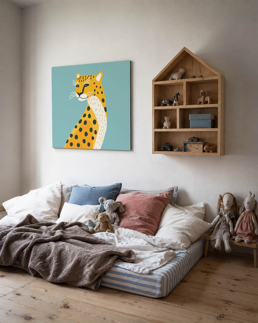 Luipaard illustratie Kunstwerk