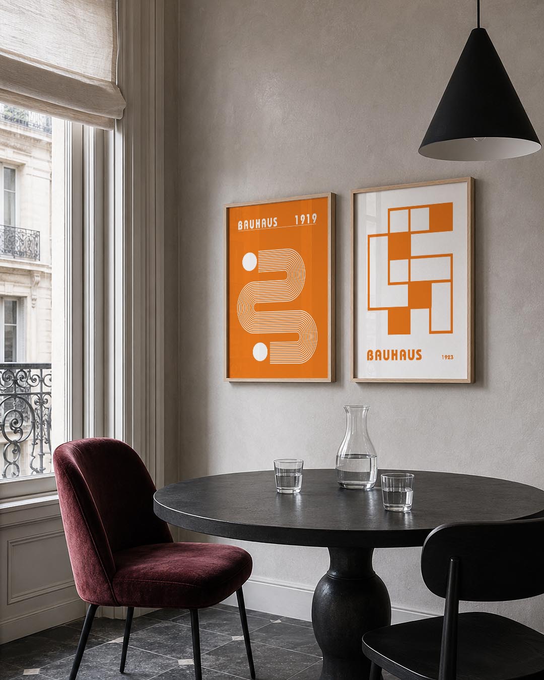 Lijnen en vlakkenspel Posterset