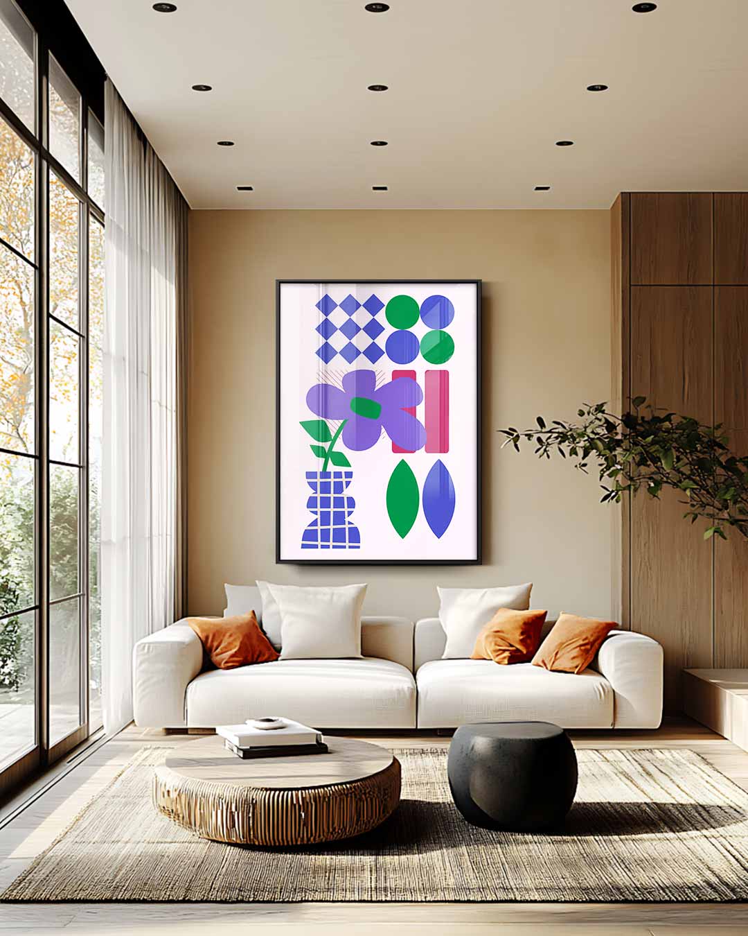 Bloemenfeest Kunstwerk-canvas-dibond-plexiglas-wanddecoratie-WallArtistic