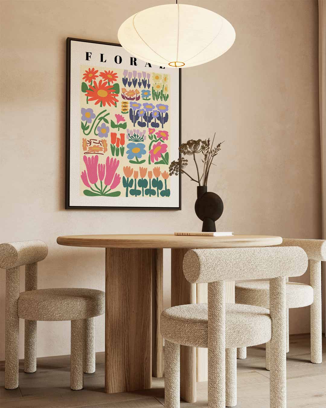 Bloemenpracht Poster Kunstwerk-canvas-dibond-plexiglas-wanddecoratie-WallArtistic