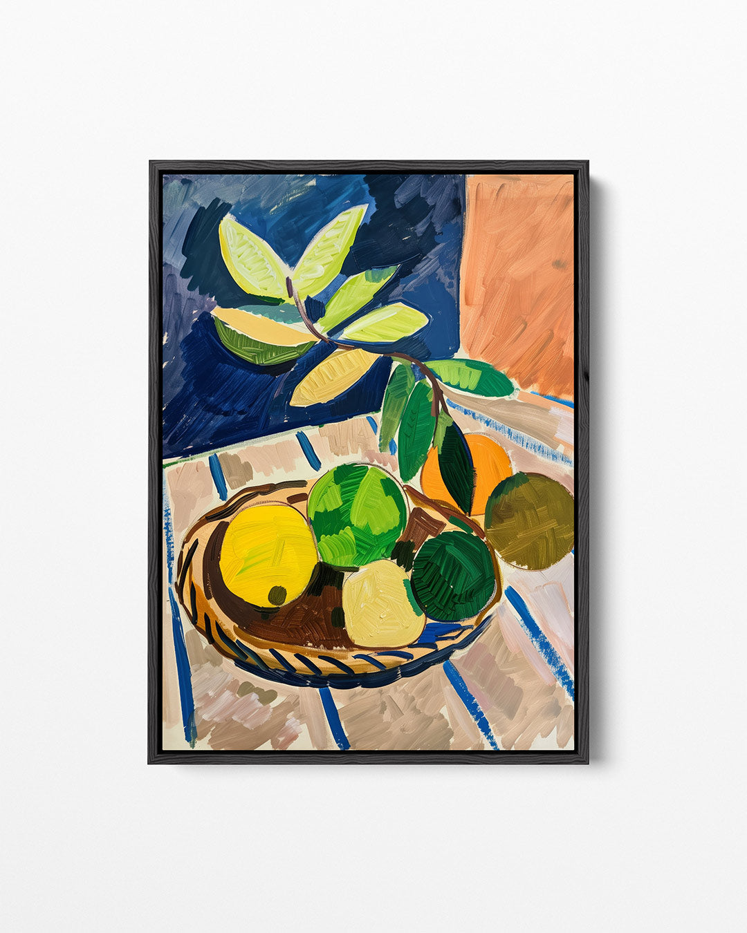 Fruit en bladeren Kunstwerk