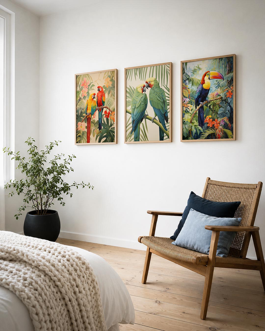 Tropische kleurenpracht Posterset